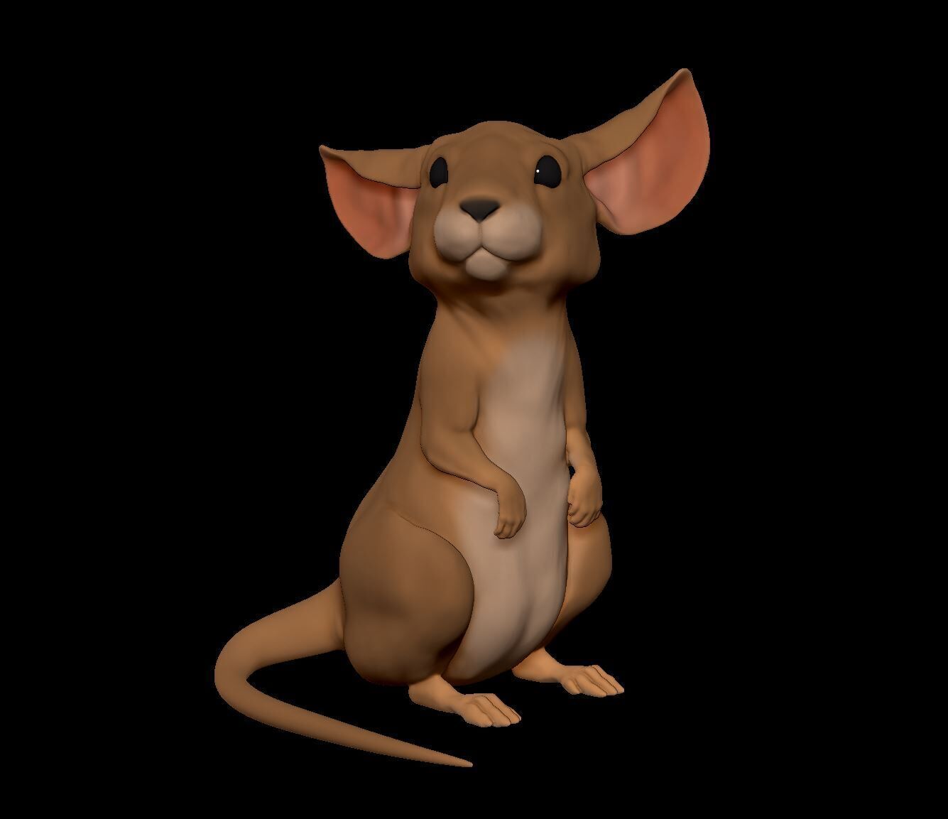 Cute Mouse Rat 3D print model_5