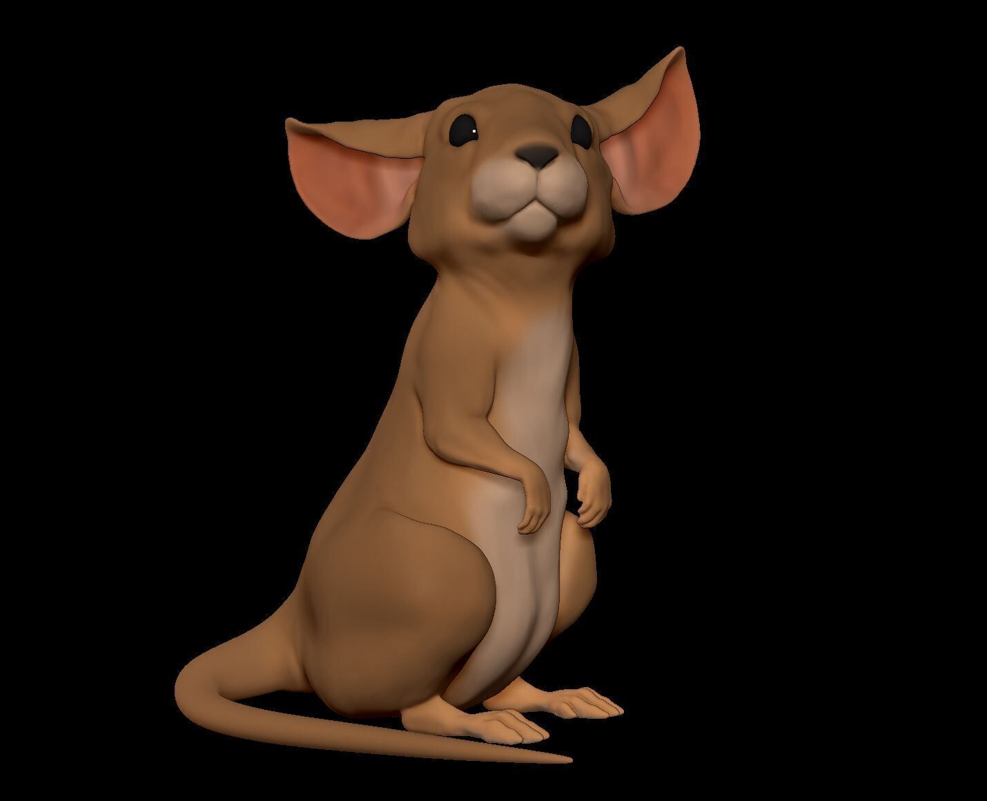 Cute Mouse Rat 3D print model_2