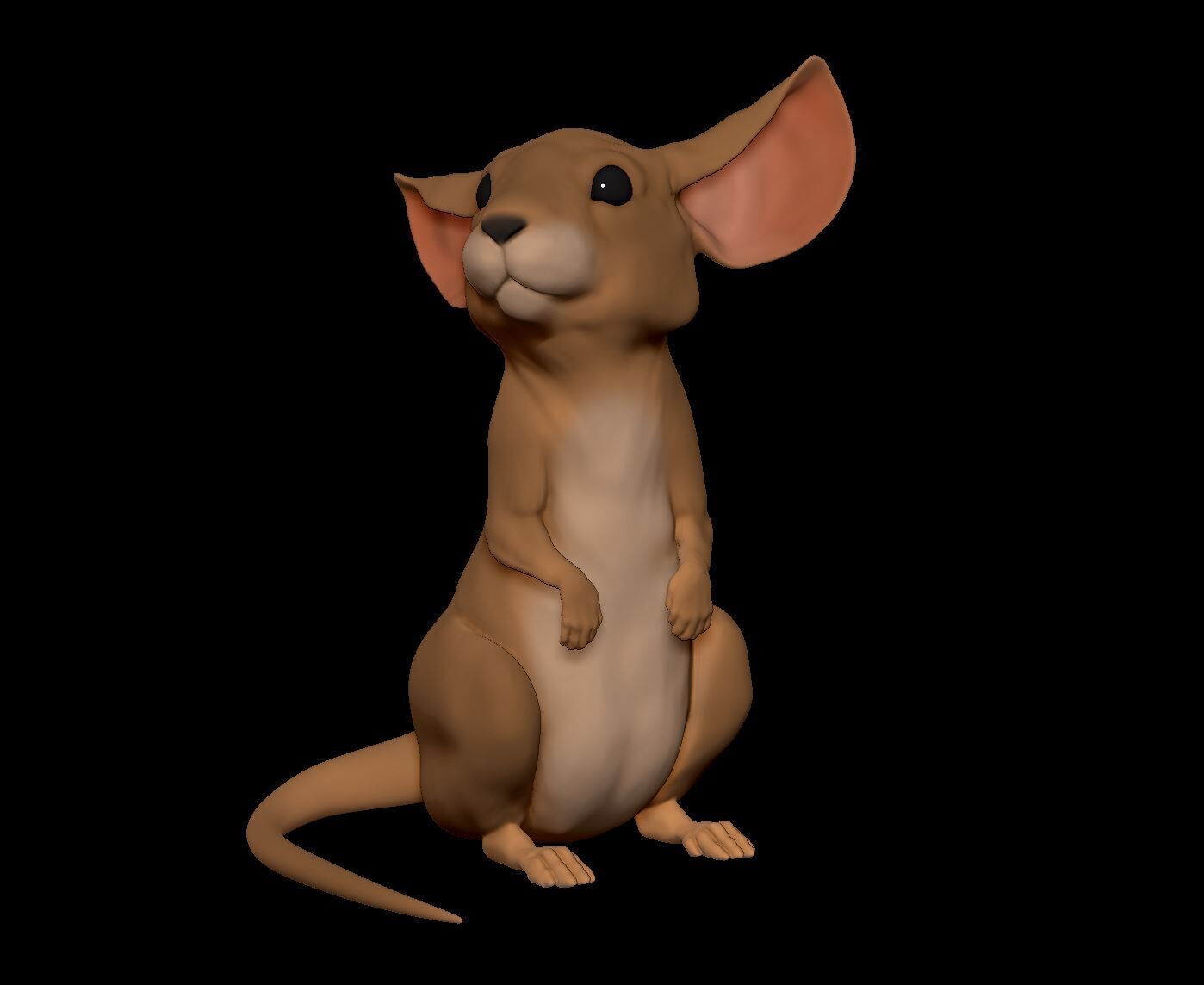 Cute Mouse Rat 3D print model_1