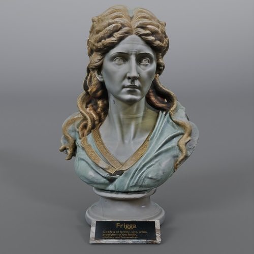 Bust of Frigga 3D model