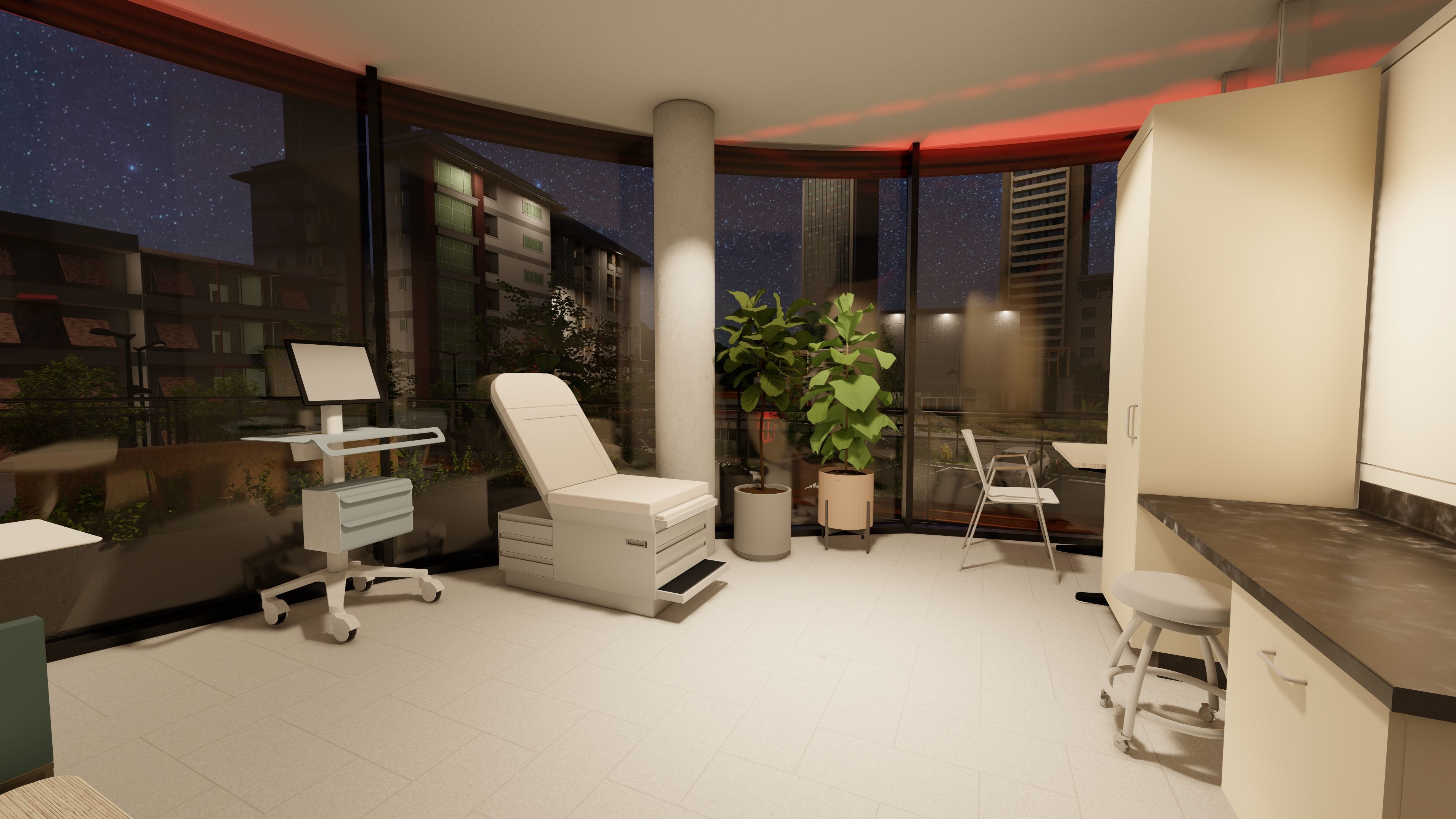 Training and Wellness Center - Detailed Revit Model 3D model_7