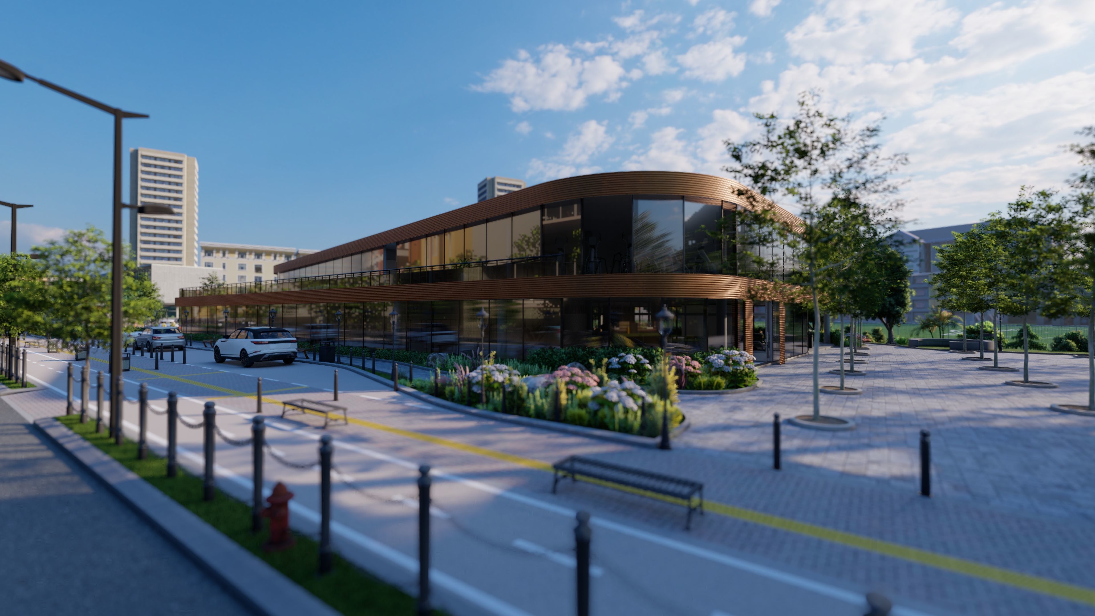 Training and Wellness Center - Detailed Revit Model 3D model_11