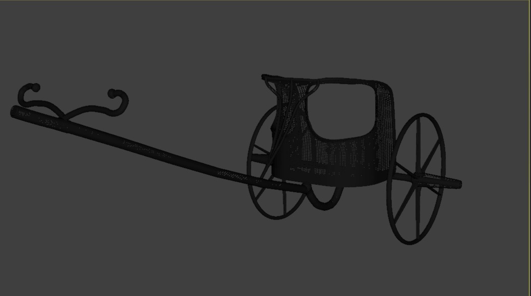 egyptian pharaoh chariot 3D model_8