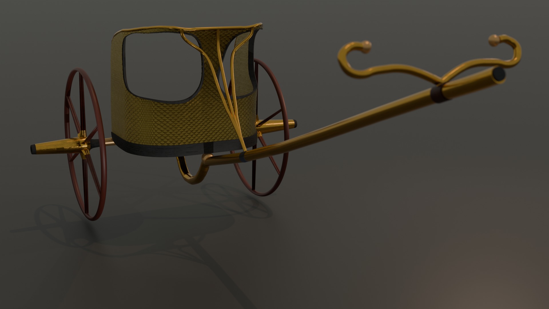 egyptian pharaoh chariot 3D model_6