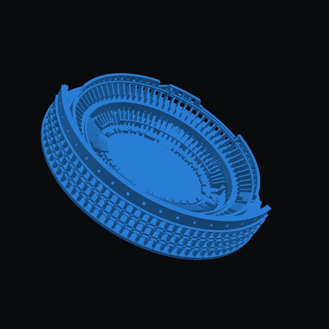 3D Model of Colloseum Rome 3D print model_2