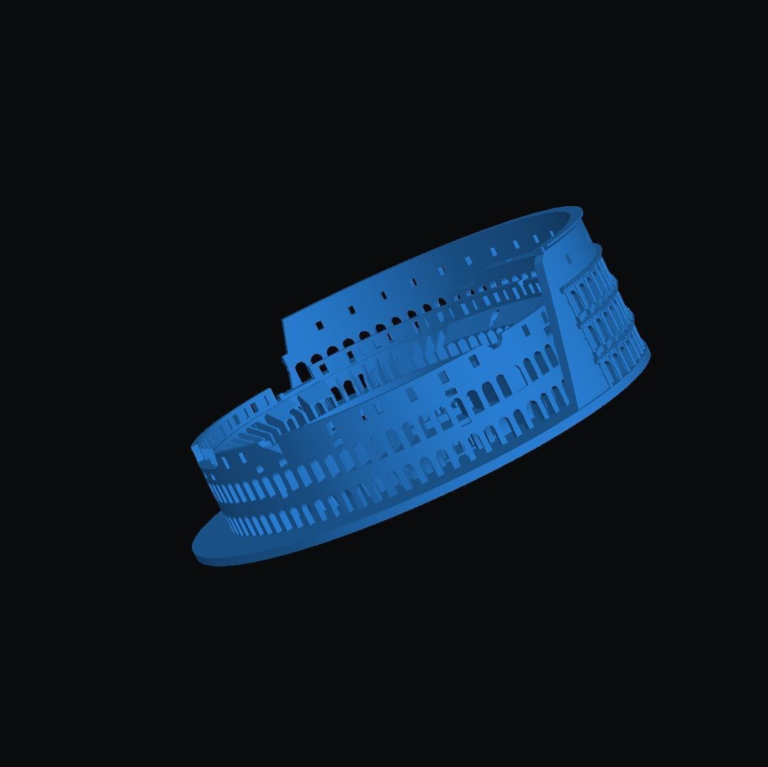3D Model of Colloseum Rome 3D print model_1