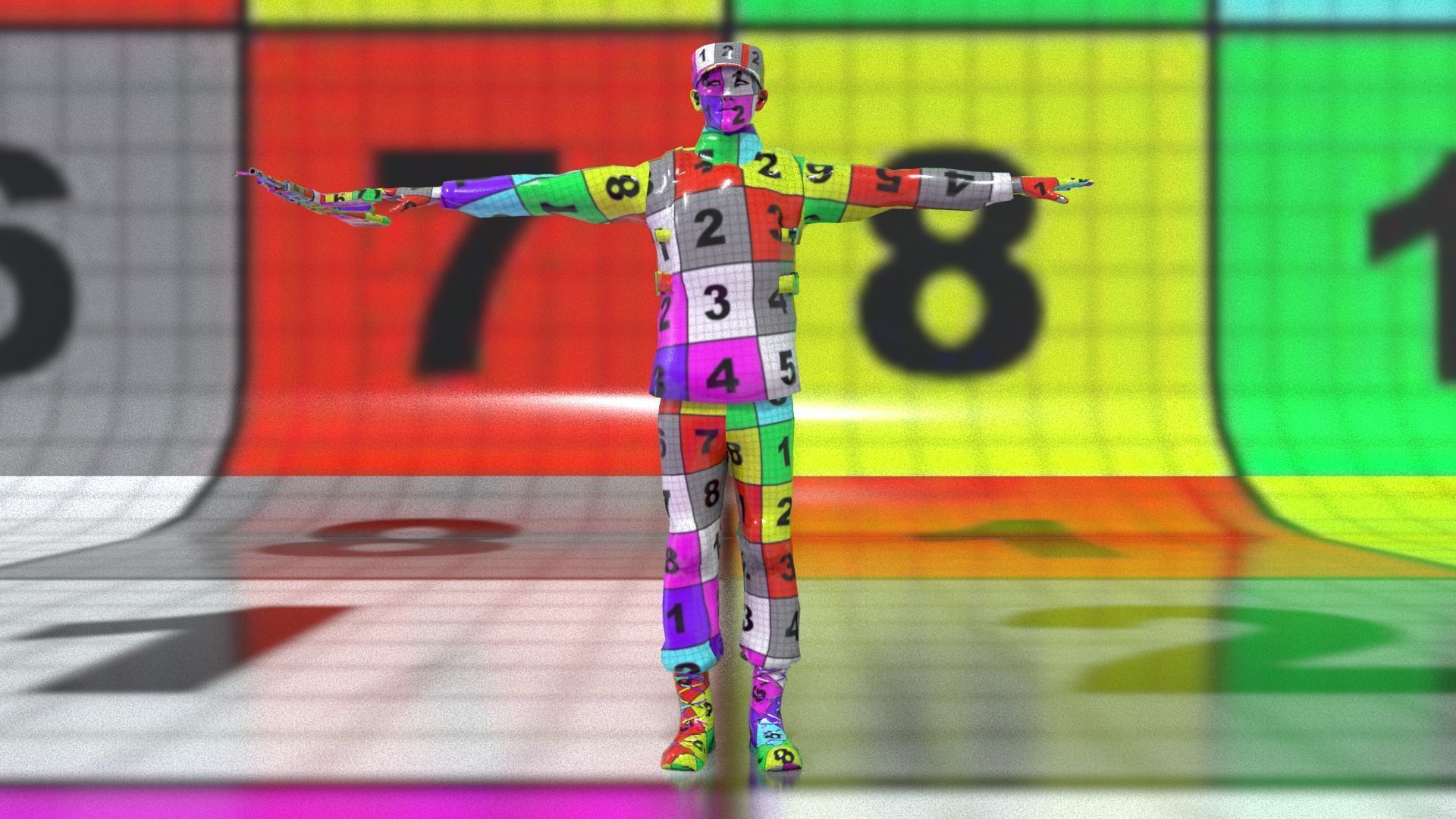 laos Russian Mercenary Low-poly 3D model_12