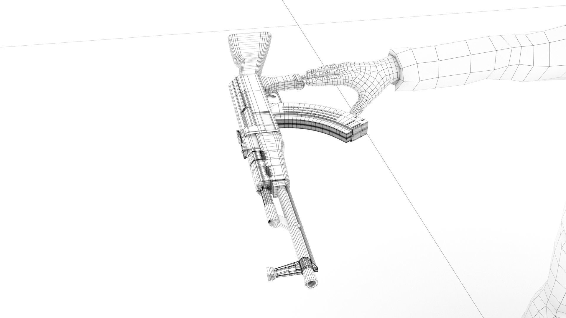 laos Russian Mercenary Low-poly 3D model_11