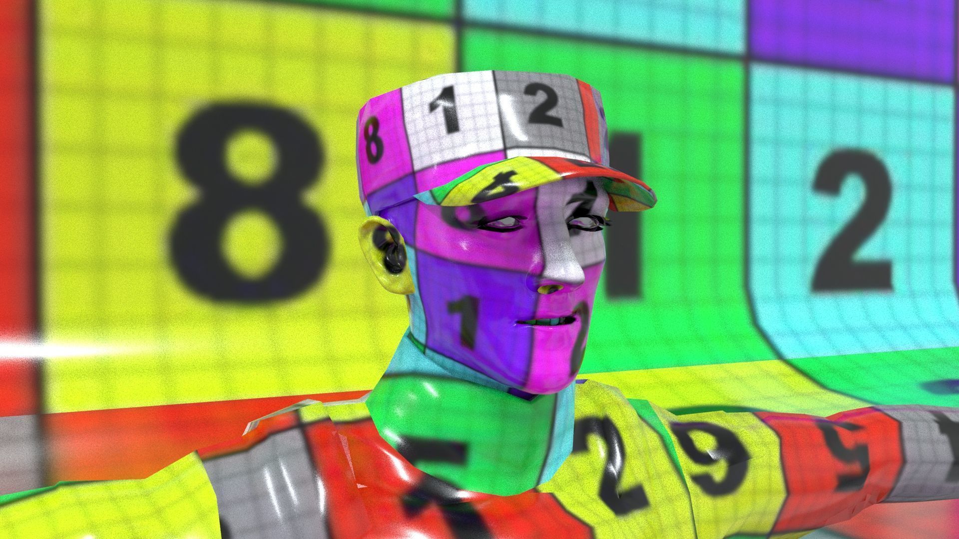 laos Russian Mercenary Low-poly 3D model_16