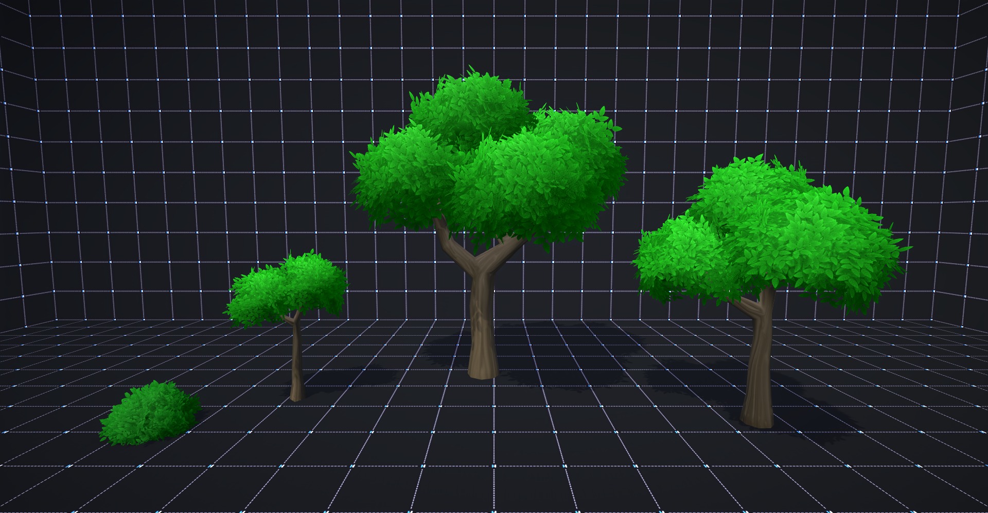 Forest - Stylized Fantasy Environment Low-poly 3D model_4