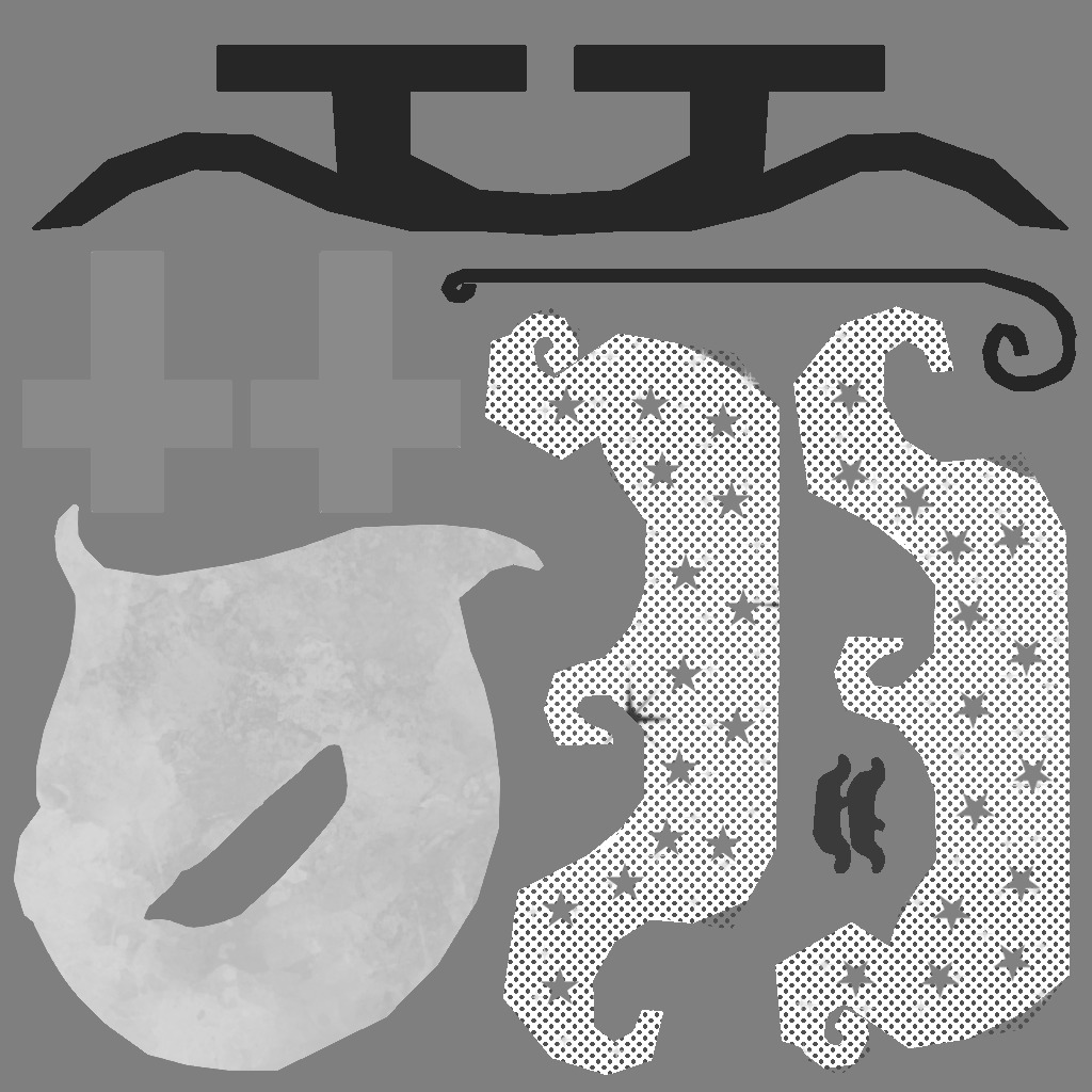 READY TO USE CHRISTMAS SLEIGH Low-poly 3D model_28