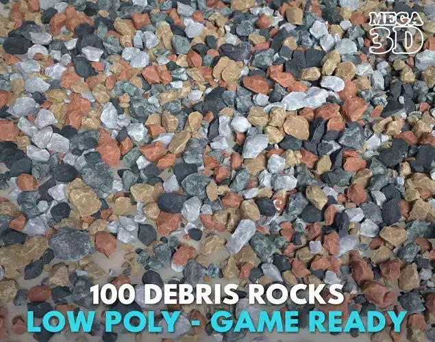 100 Debris Rocks - 241019