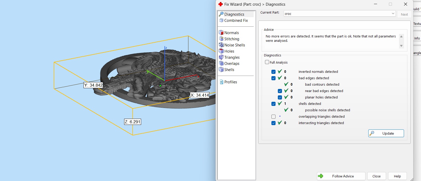 Crocodile Pendant 2 3D print model_9
