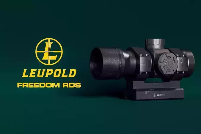 Leupold Freedom RDS with Leupold Mount High Poly Model