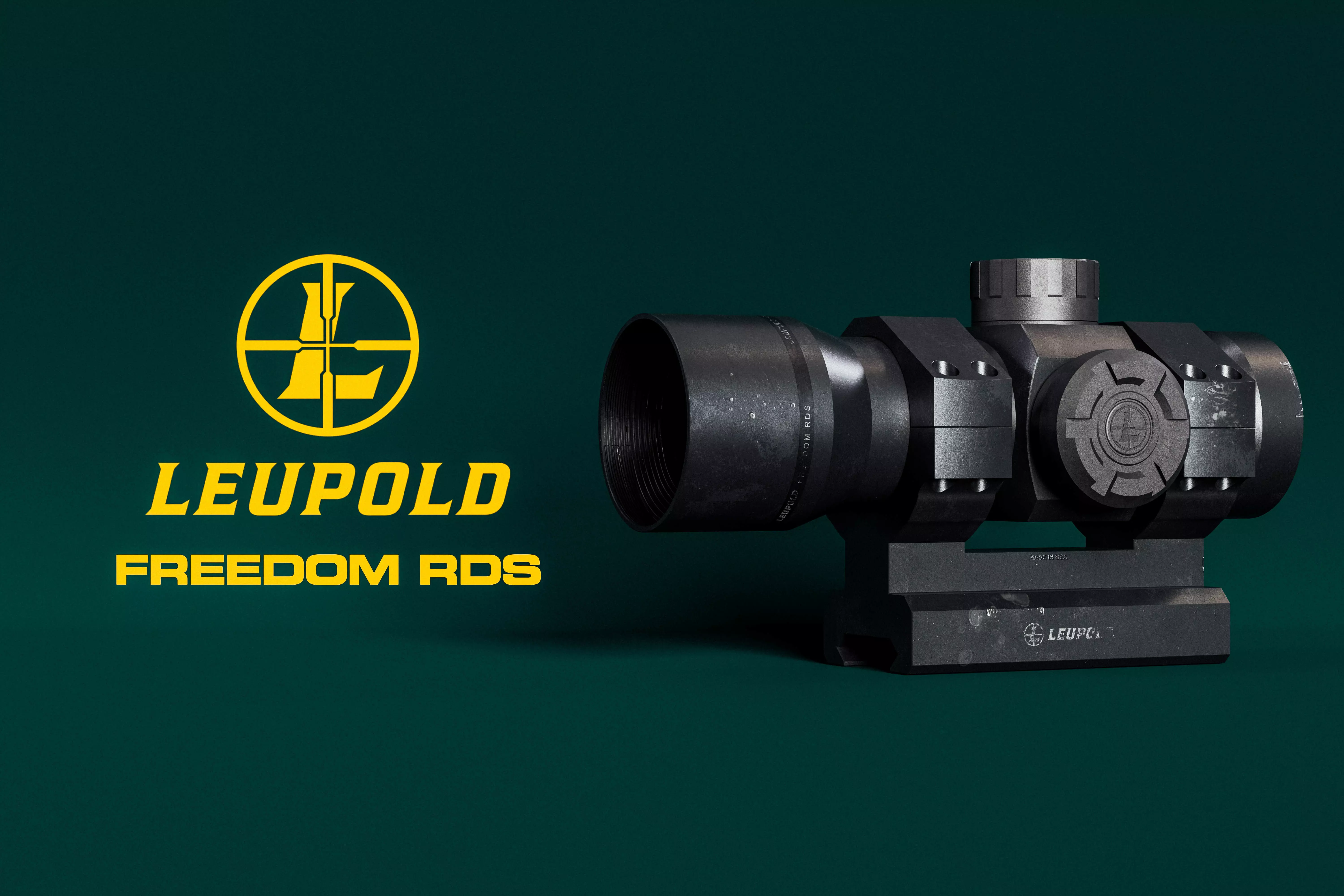 Leupold Freedom RDS with Leupold Mount High Poly Model 3D model_0
