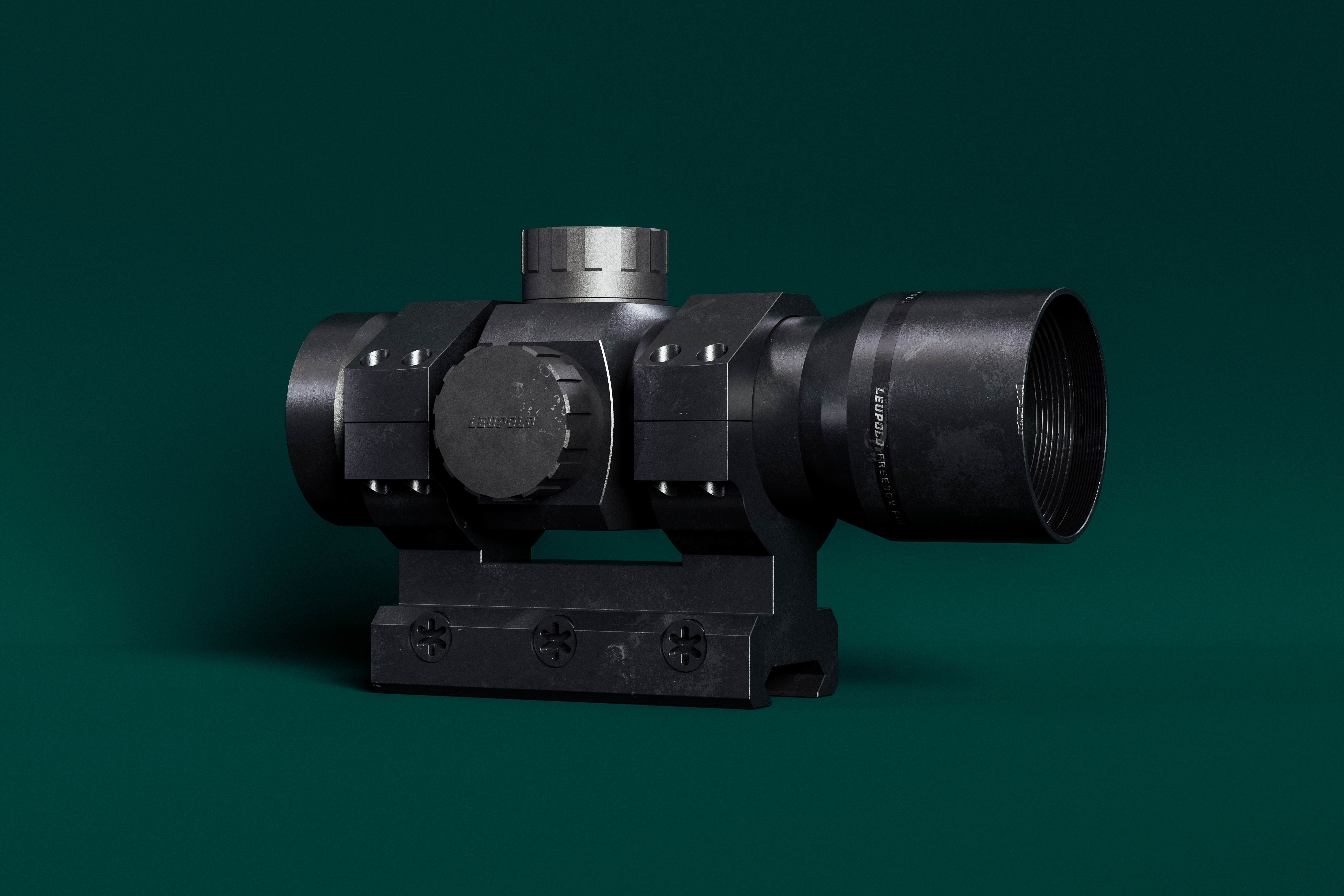 Leupold Freedom RDS with Leupold Mount High Poly Model 3D model_1