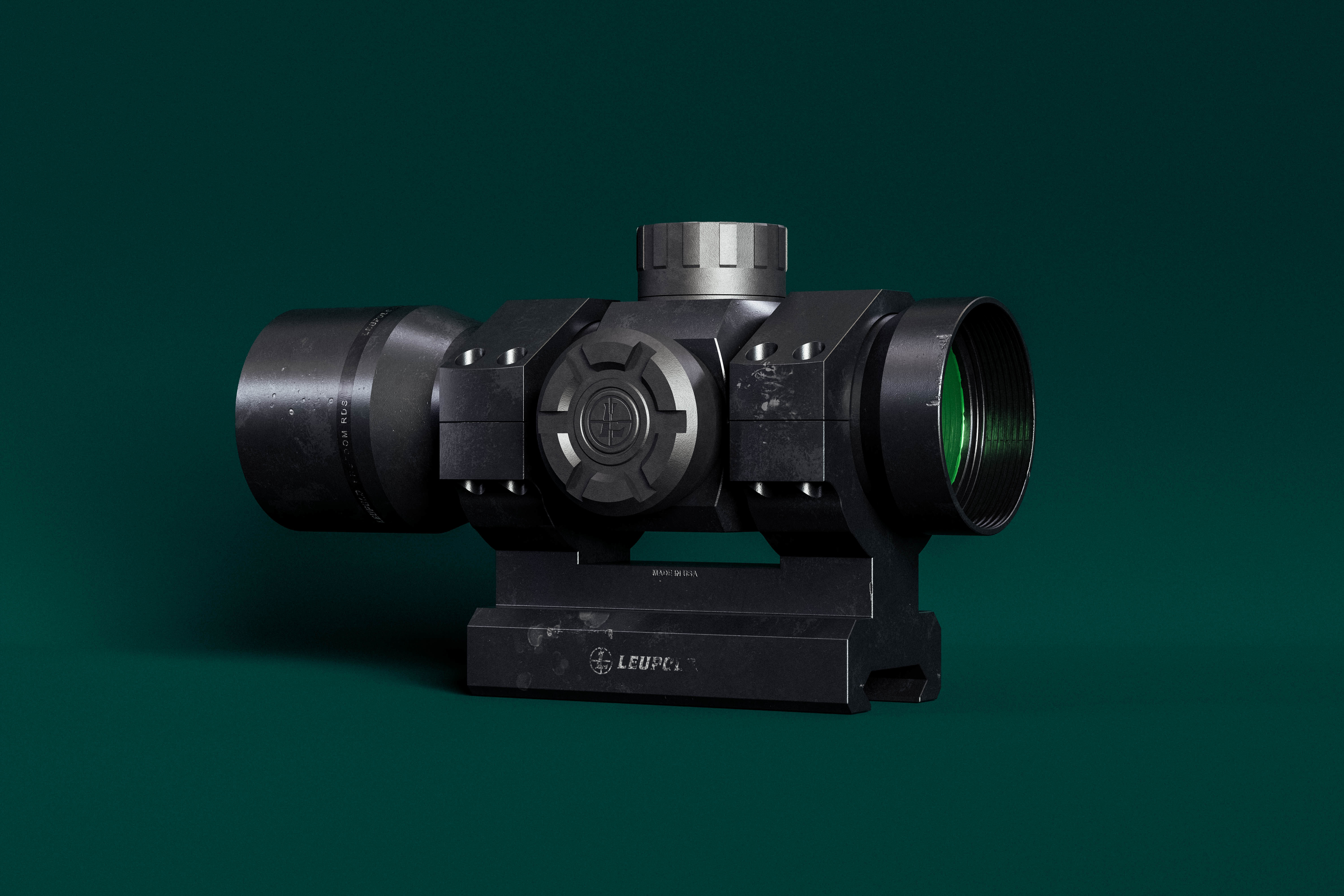 Leupold Freedom RDS with Leupold Mount High Poly Model 3D model_3
