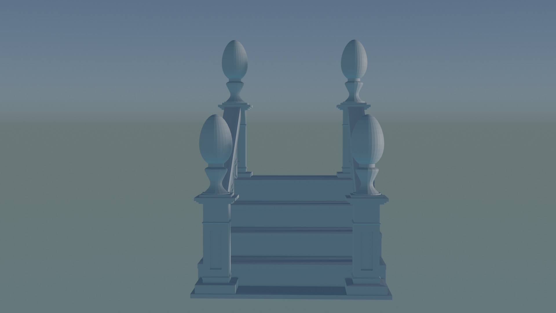 Staircase 3D print model_1
