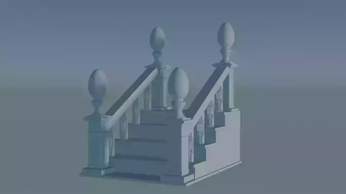Staircase 3D print model Staircase 3D print model