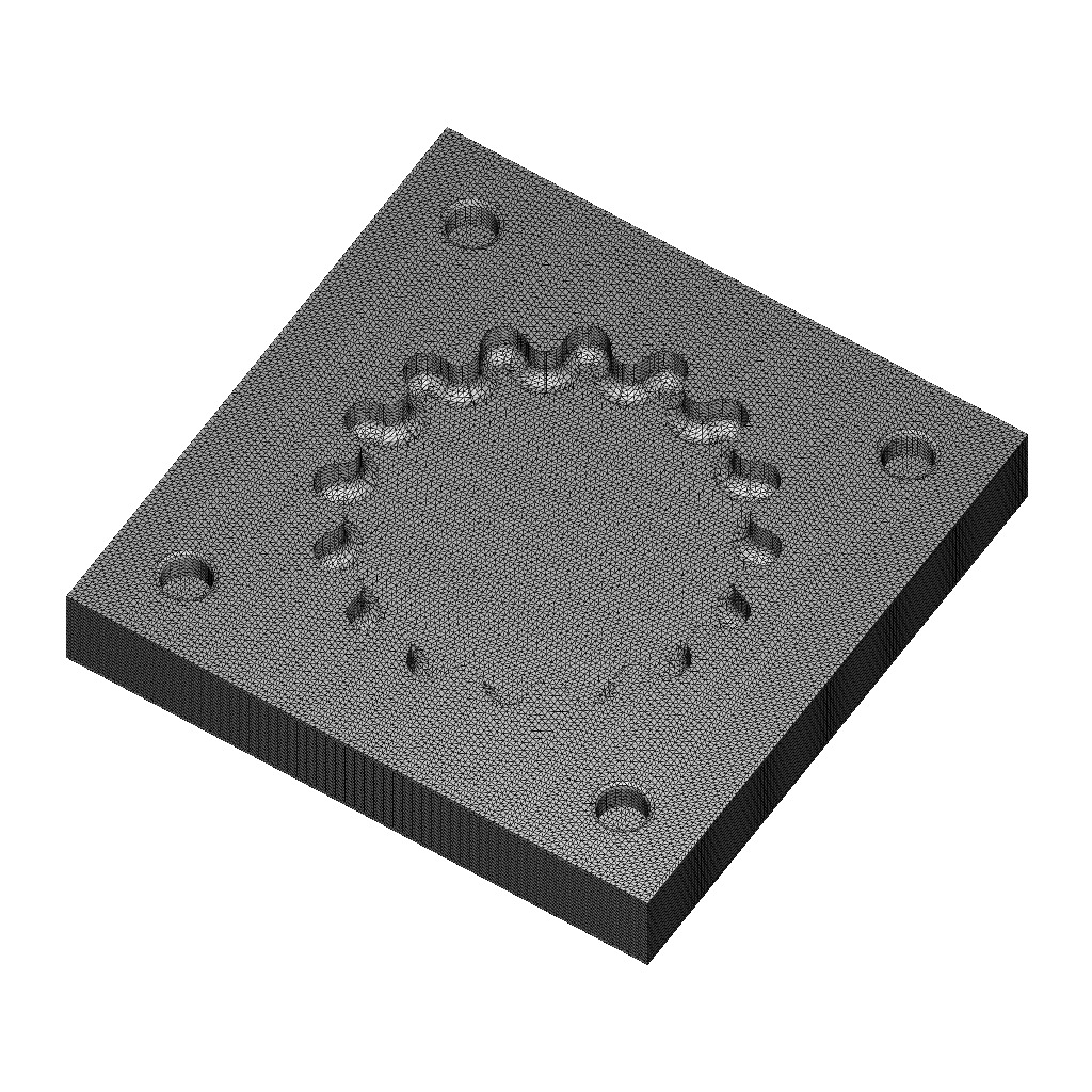 Chocolate Mold Mechanical Gear 3D print model_4