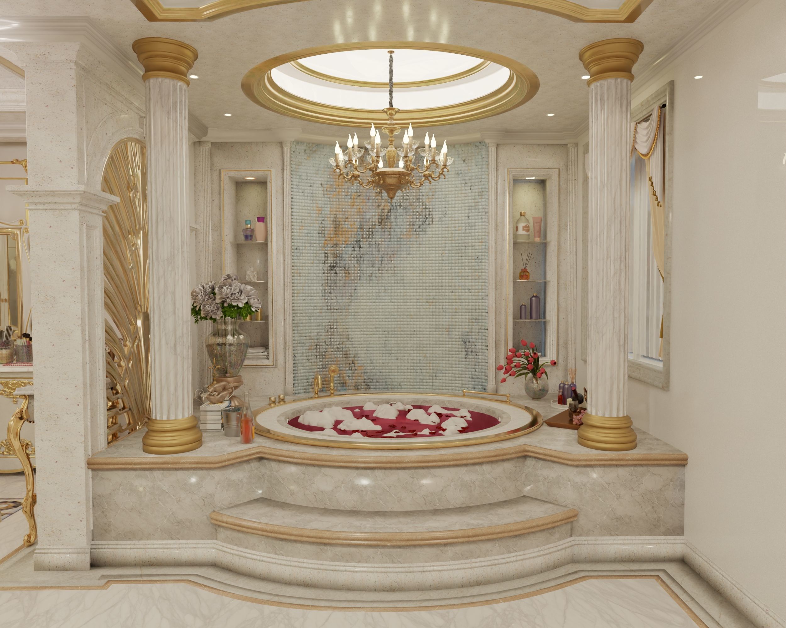 Luxury Suite Bathroom 3D model_4