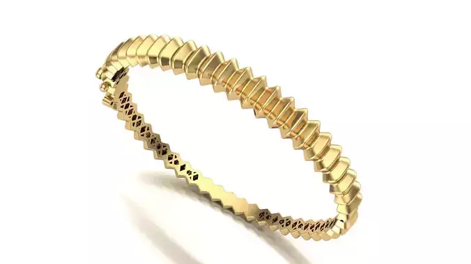 GOLD BRACELTE FOR WOMEN 3D print model