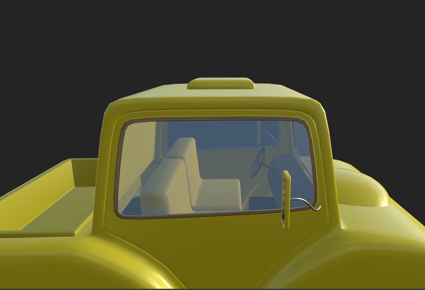 Cartoon Truck PBR and Rigged 3D model_20