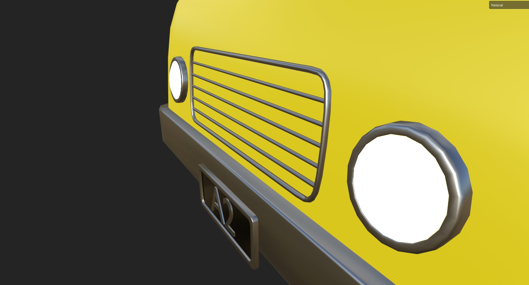Cartoon Truck PBR and Rigged 3D model_42