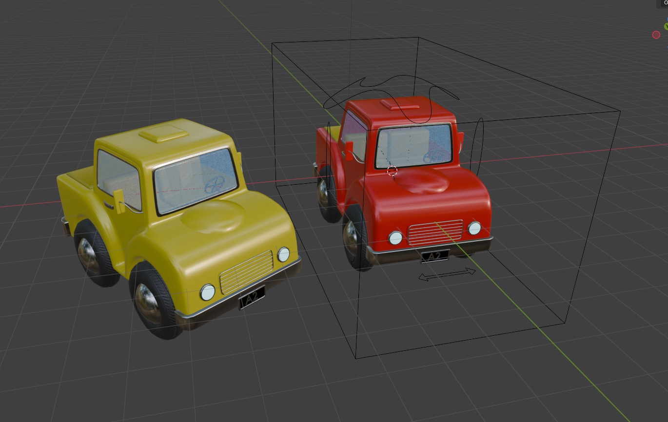 Cartoon Truck PBR and Rigged 3D model_27