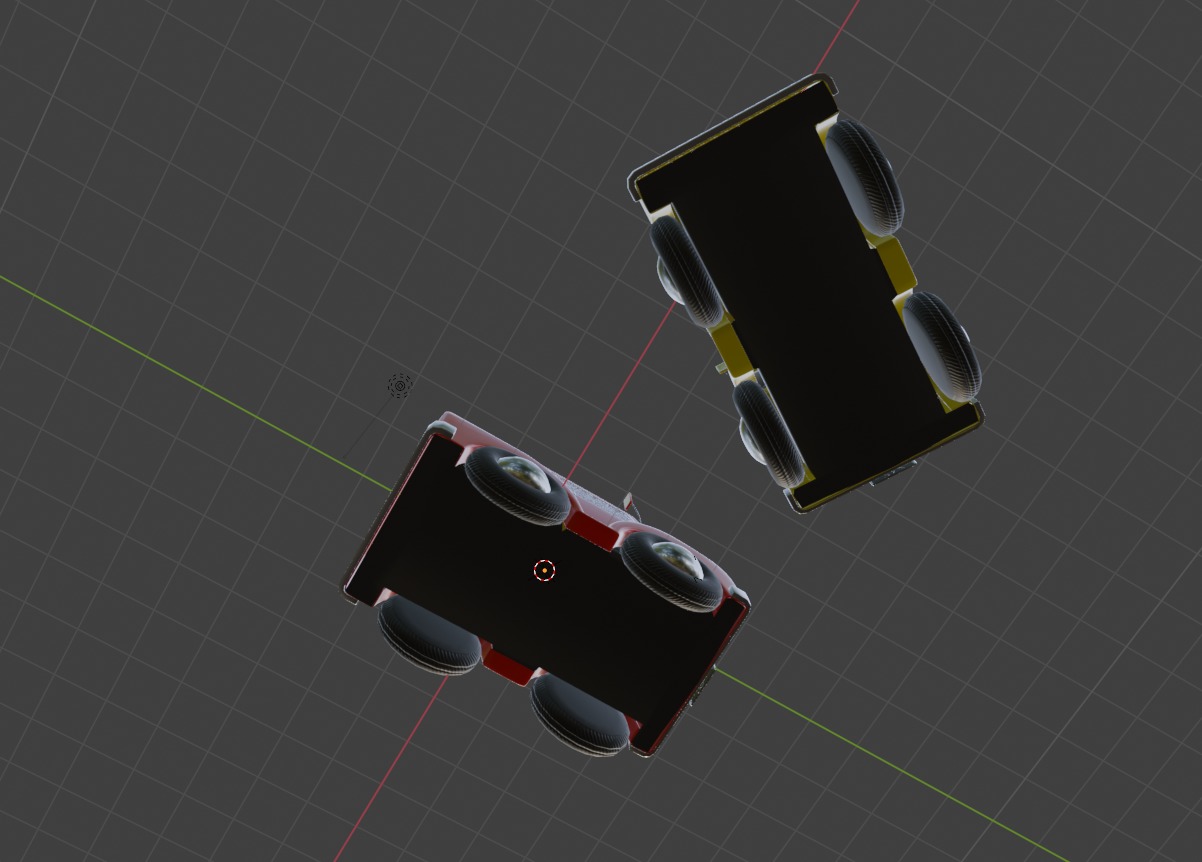 Cartoon Truck PBR and Rigged 3D model_24