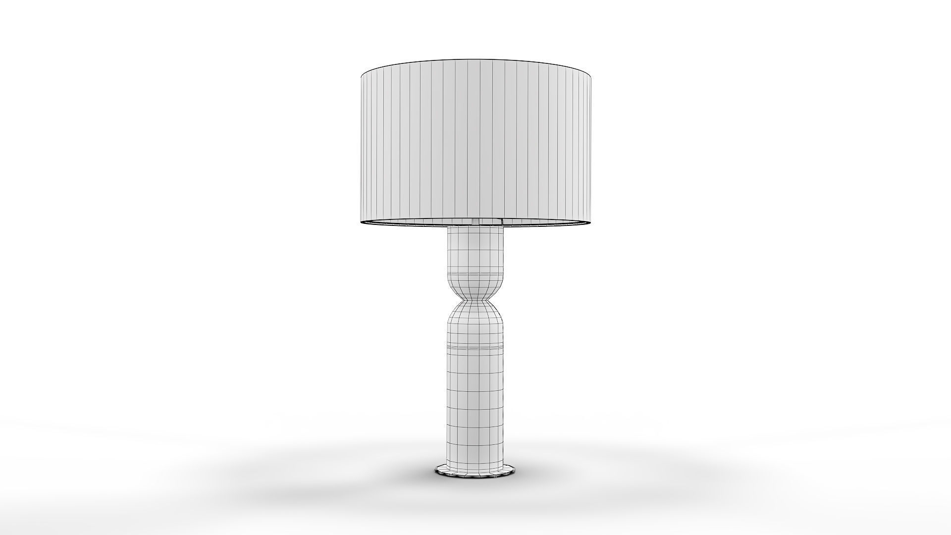 Uttermost Corset Table Lamp 3D model_2