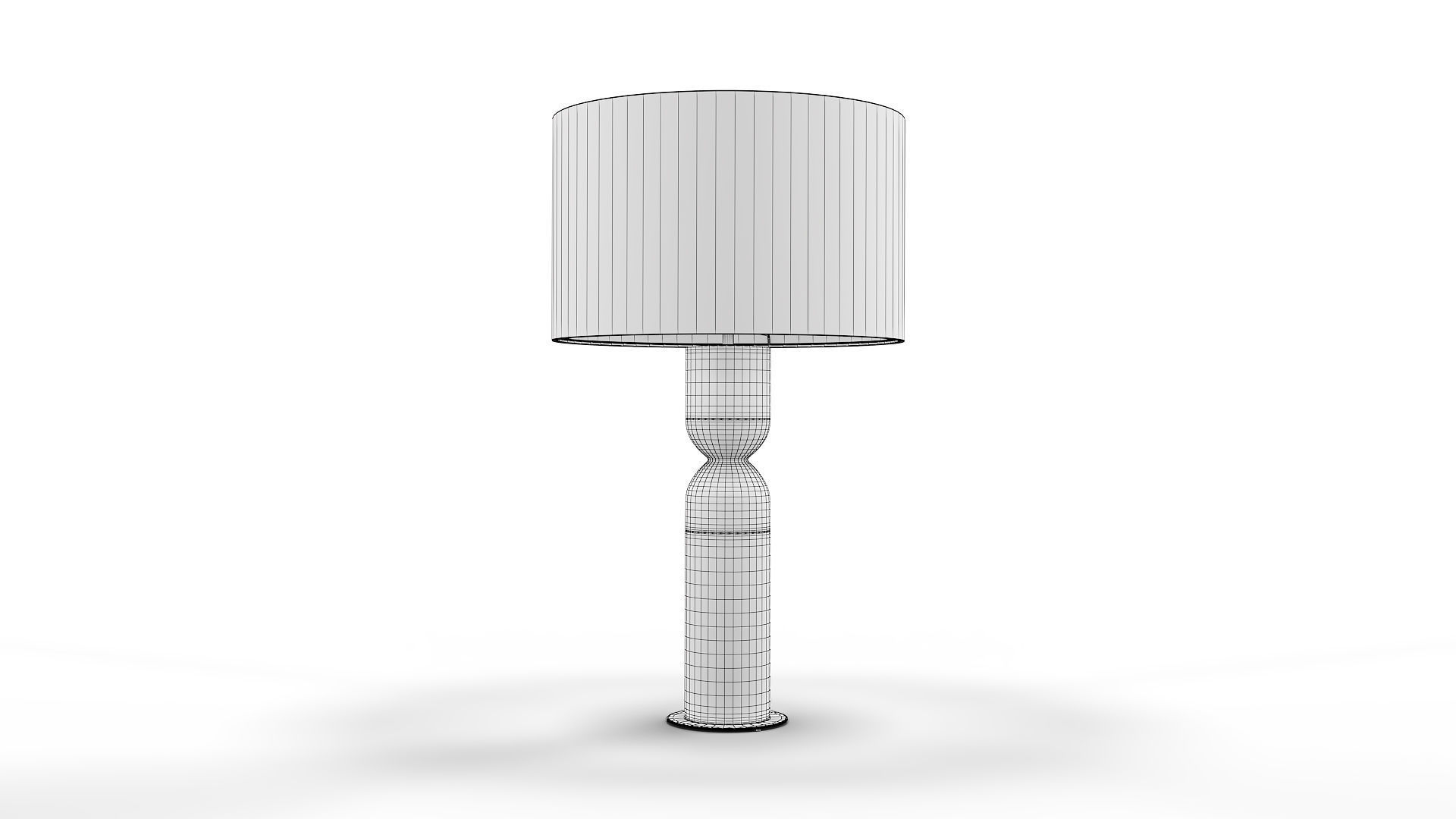 Uttermost Corset Table Lamp 3D model_3