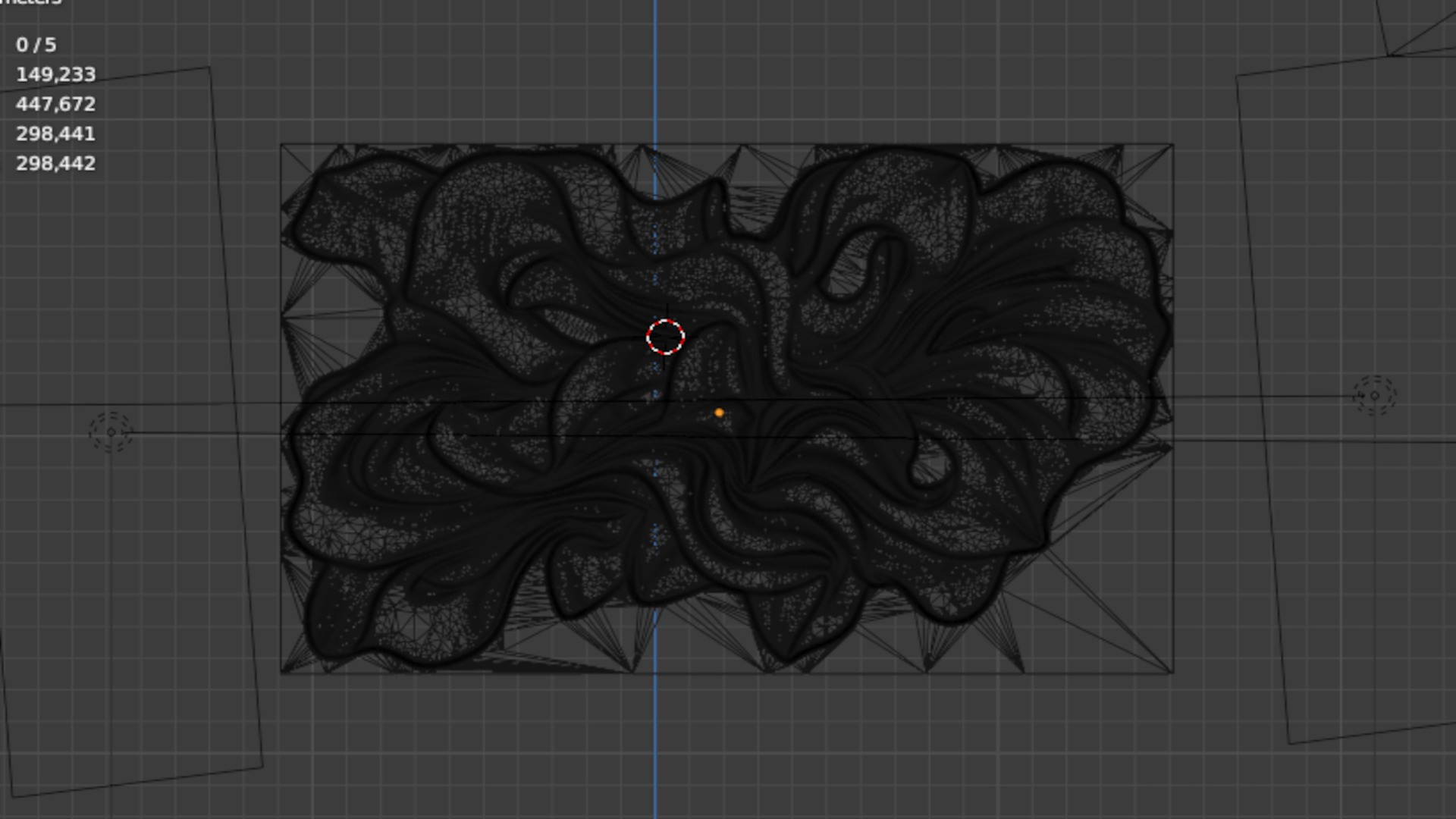 modern panel wall decor set wall relief mural CNC 80 3D model_6