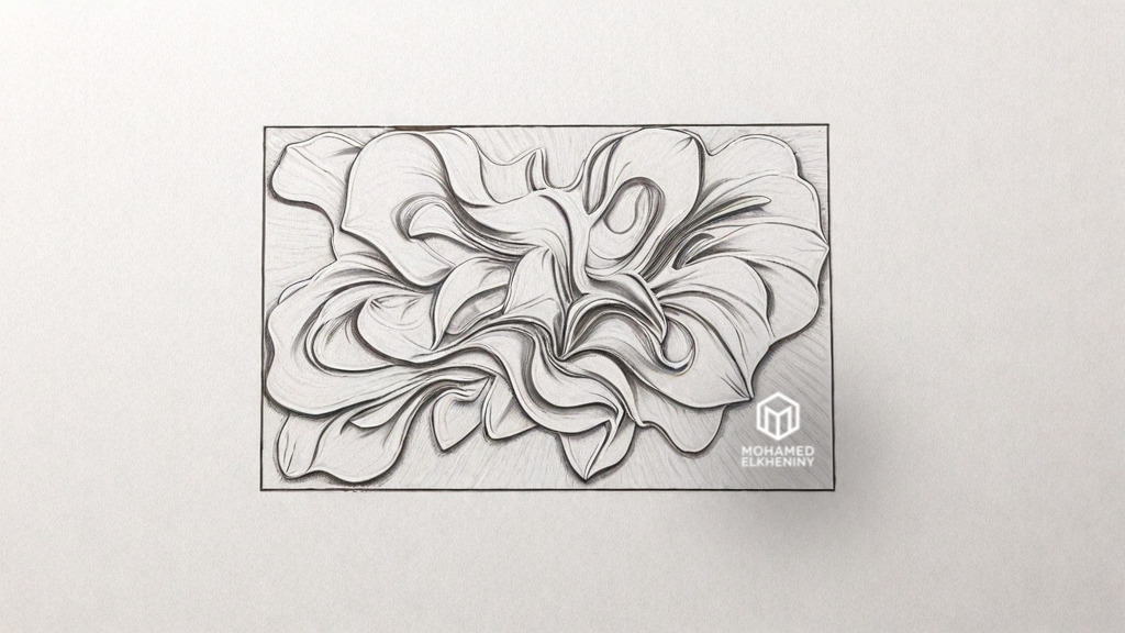 modern panel wall decor set wall relief mural CNC 80 3D model_4