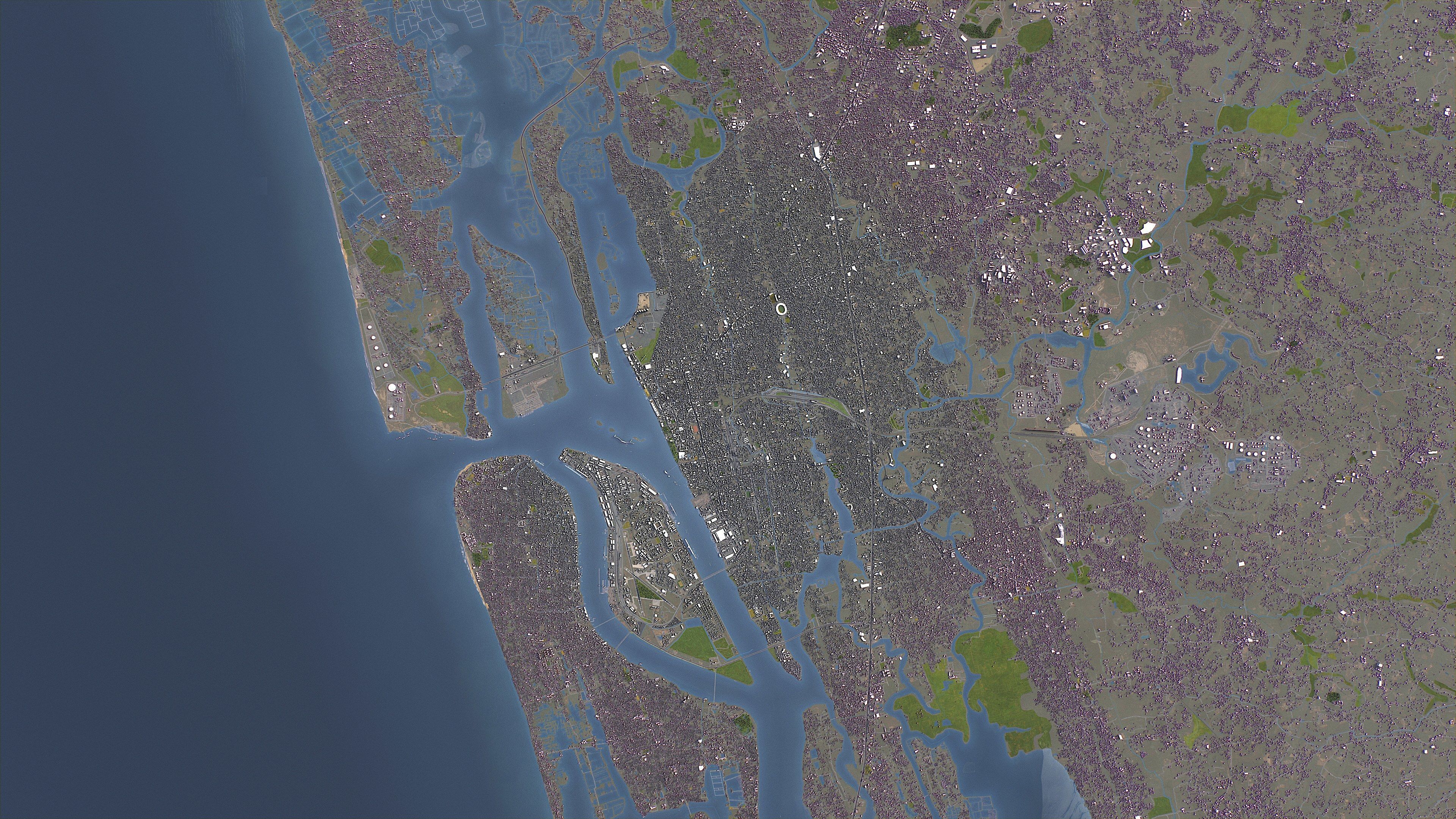 Kochi - 3D City Model Low-poly 3D model_9