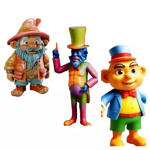 Whimsical Character Collection 3D print model