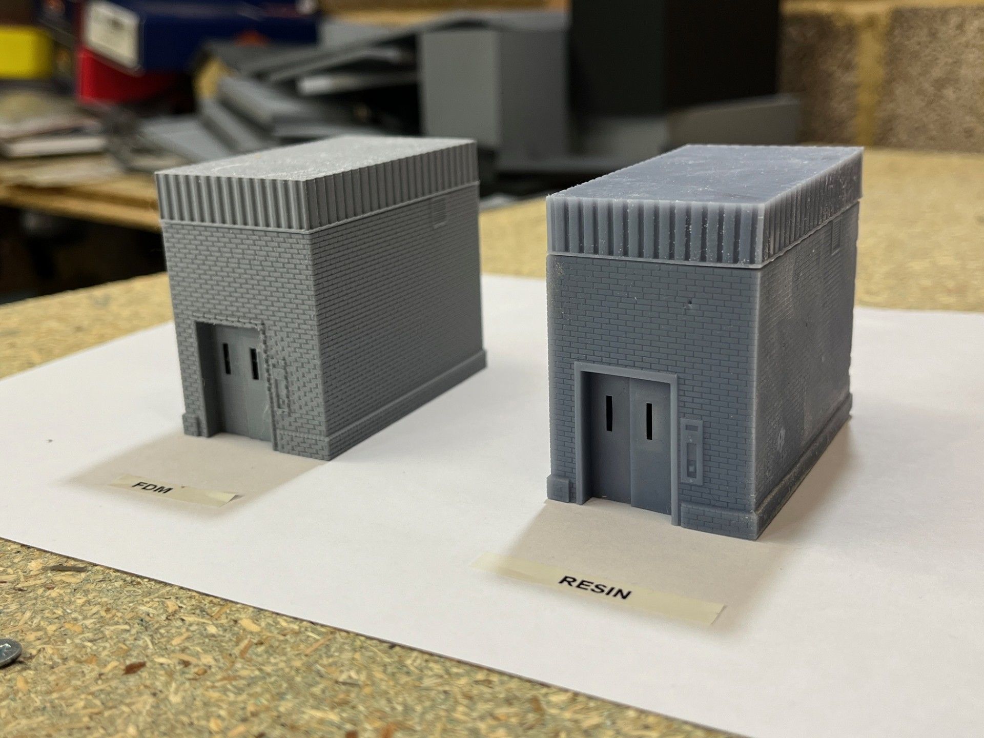 Model Railway Platform Subway Lift 3D print model_2