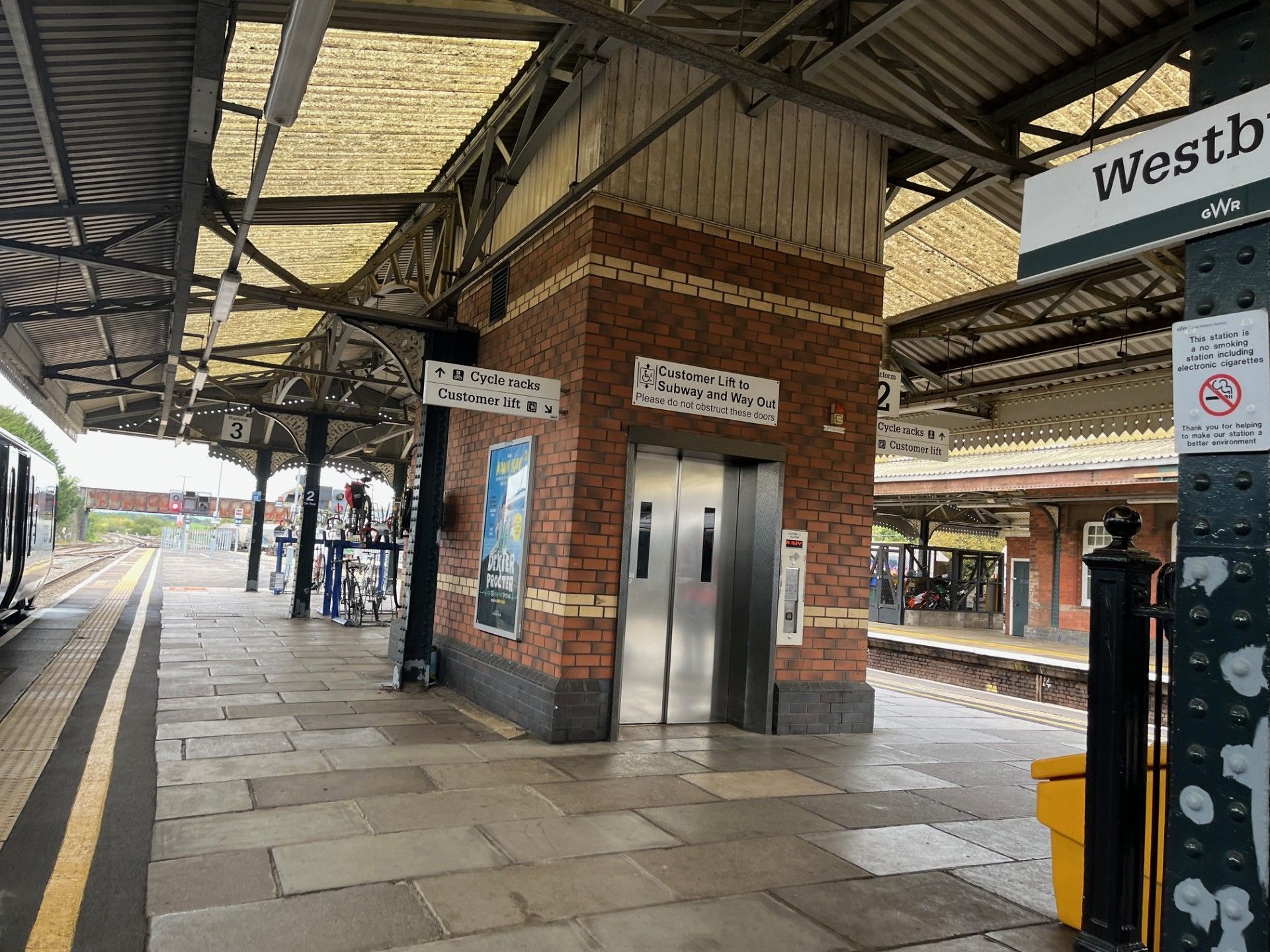 Model Railway Platform Subway Lift 3D print model_1