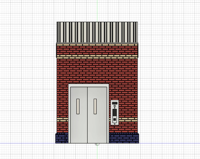 Model Railway Platform Subway Lift 3D print model_8