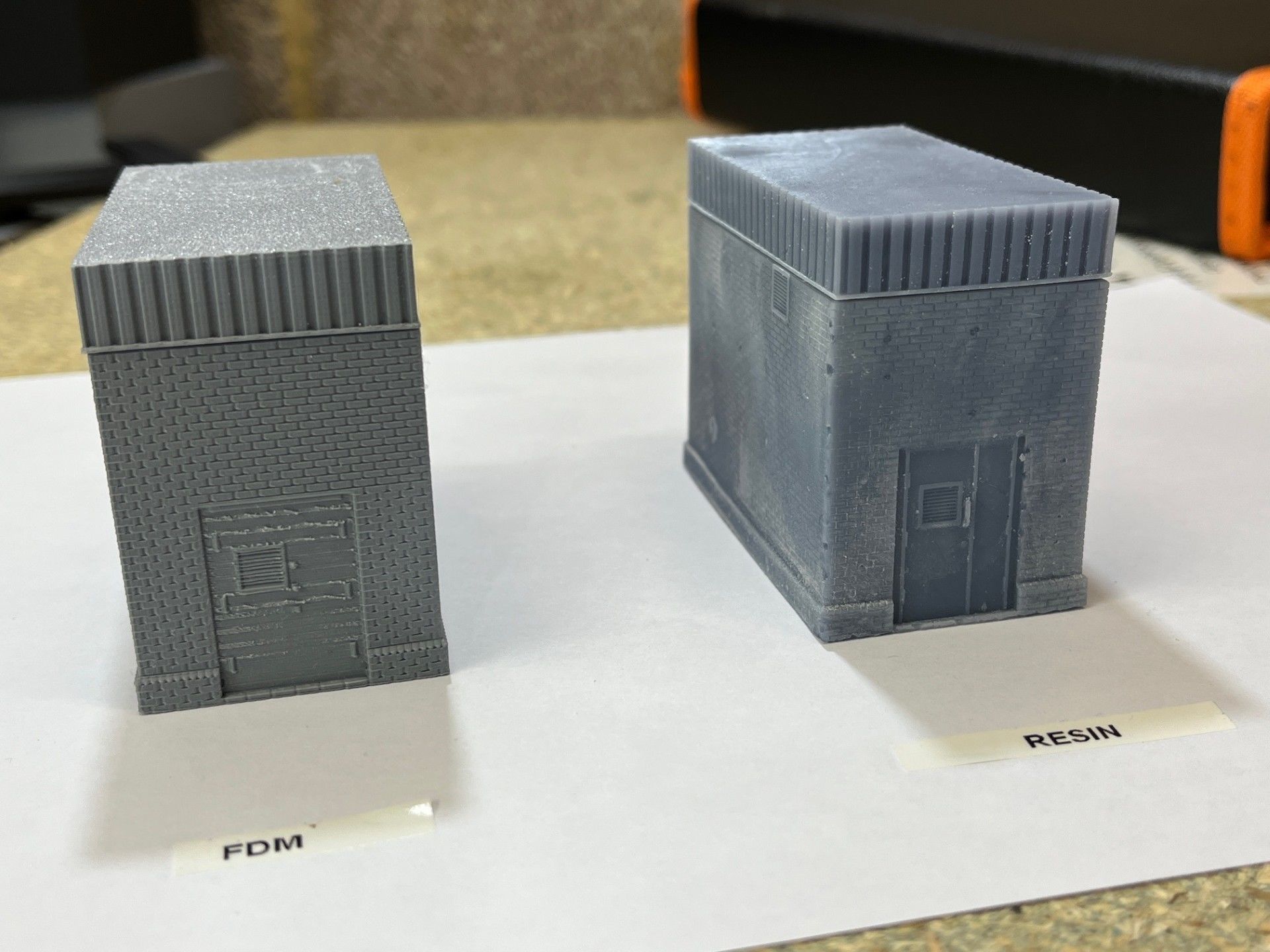 Model Railway Platform Subway Lift 3D print model_3