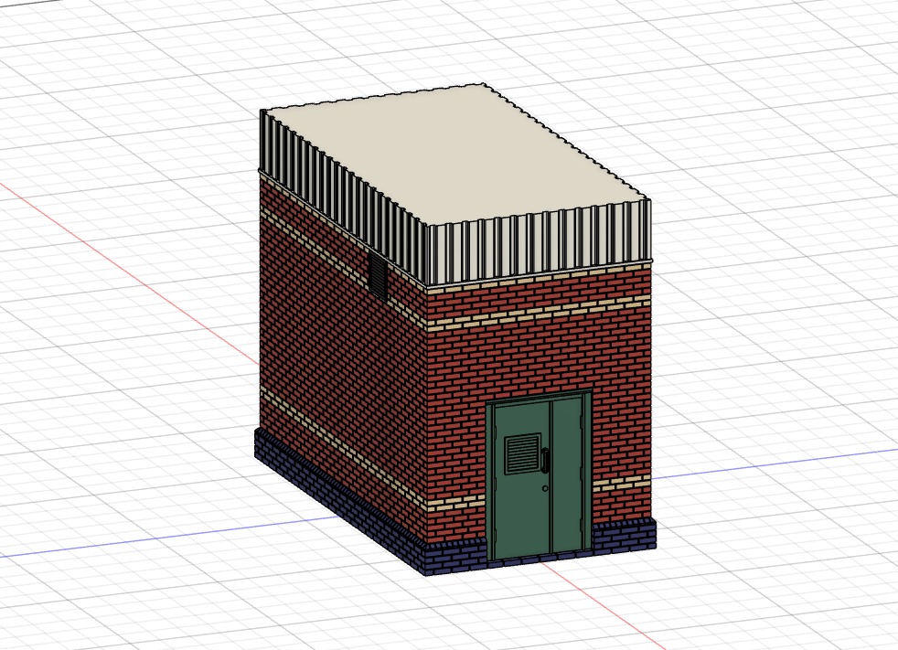 Model Railway Platform Subway Lift 3D print model_5