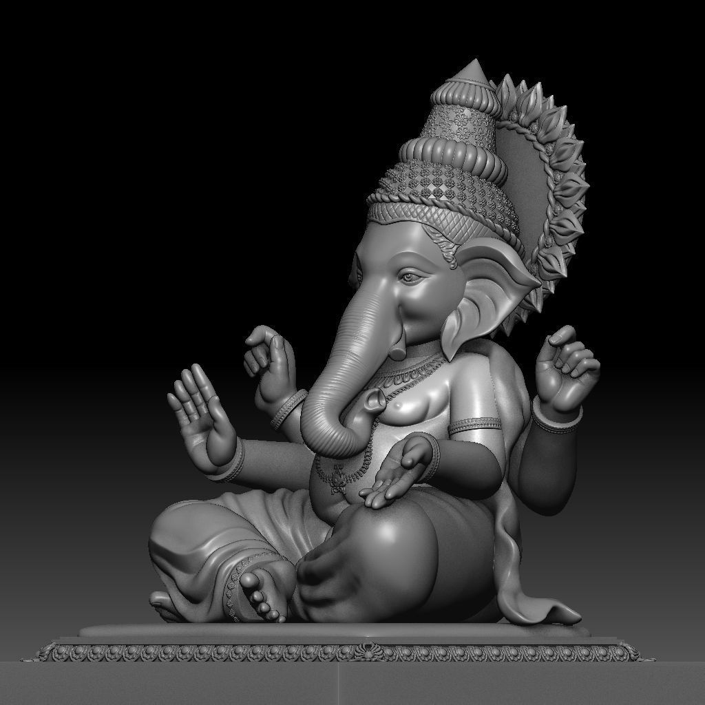 SHIR GANESH  3D print model_2