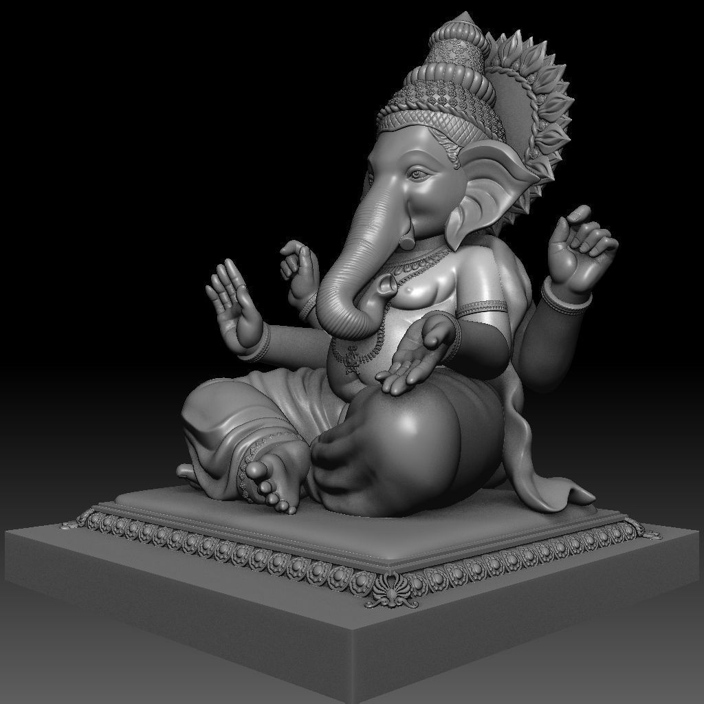 SHIR GANESH  3D print model_3