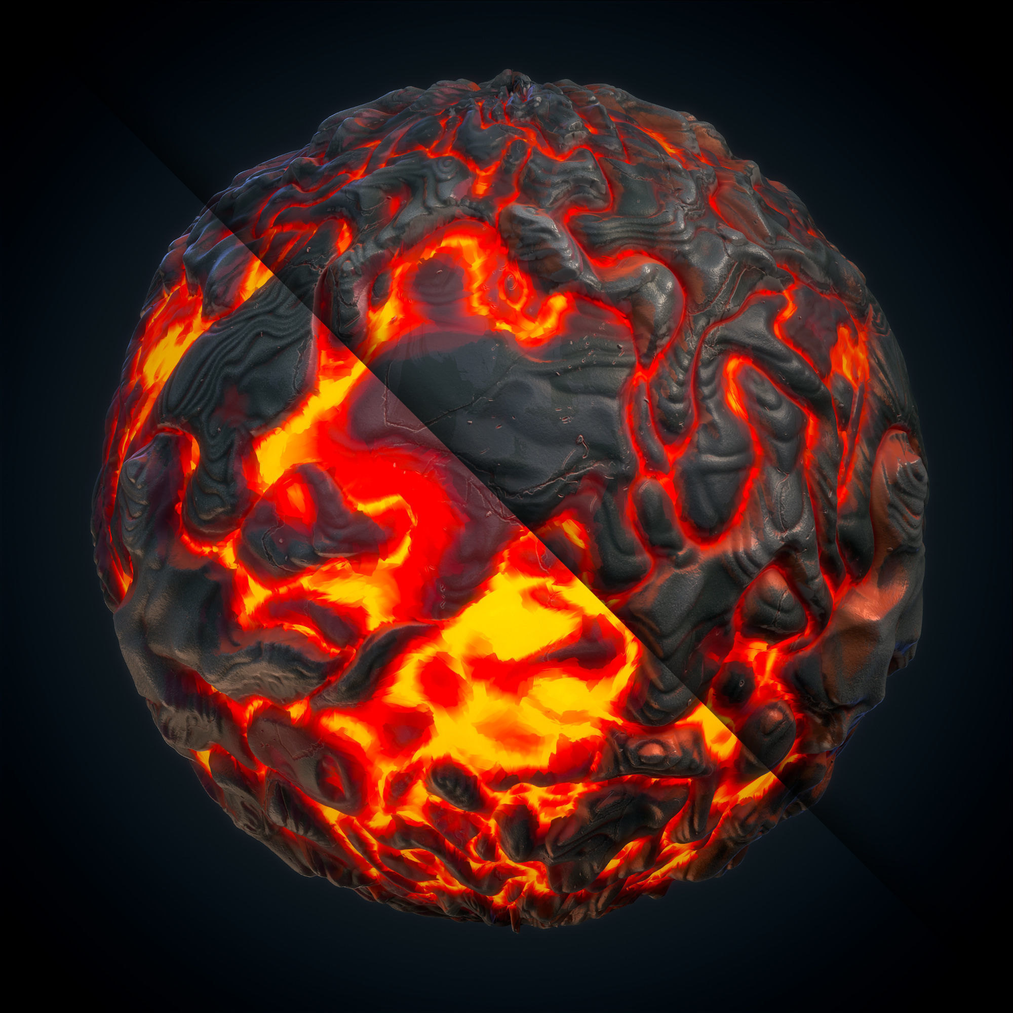 Lava Stylized - Real - VOL 03 - Maps - Sbsar Texture_3