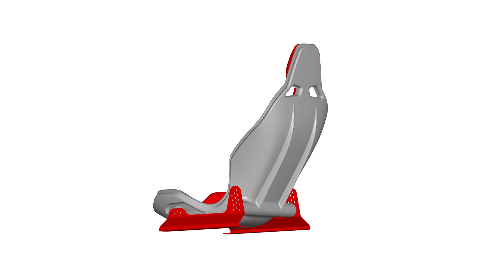 Racing seat 3D model_1