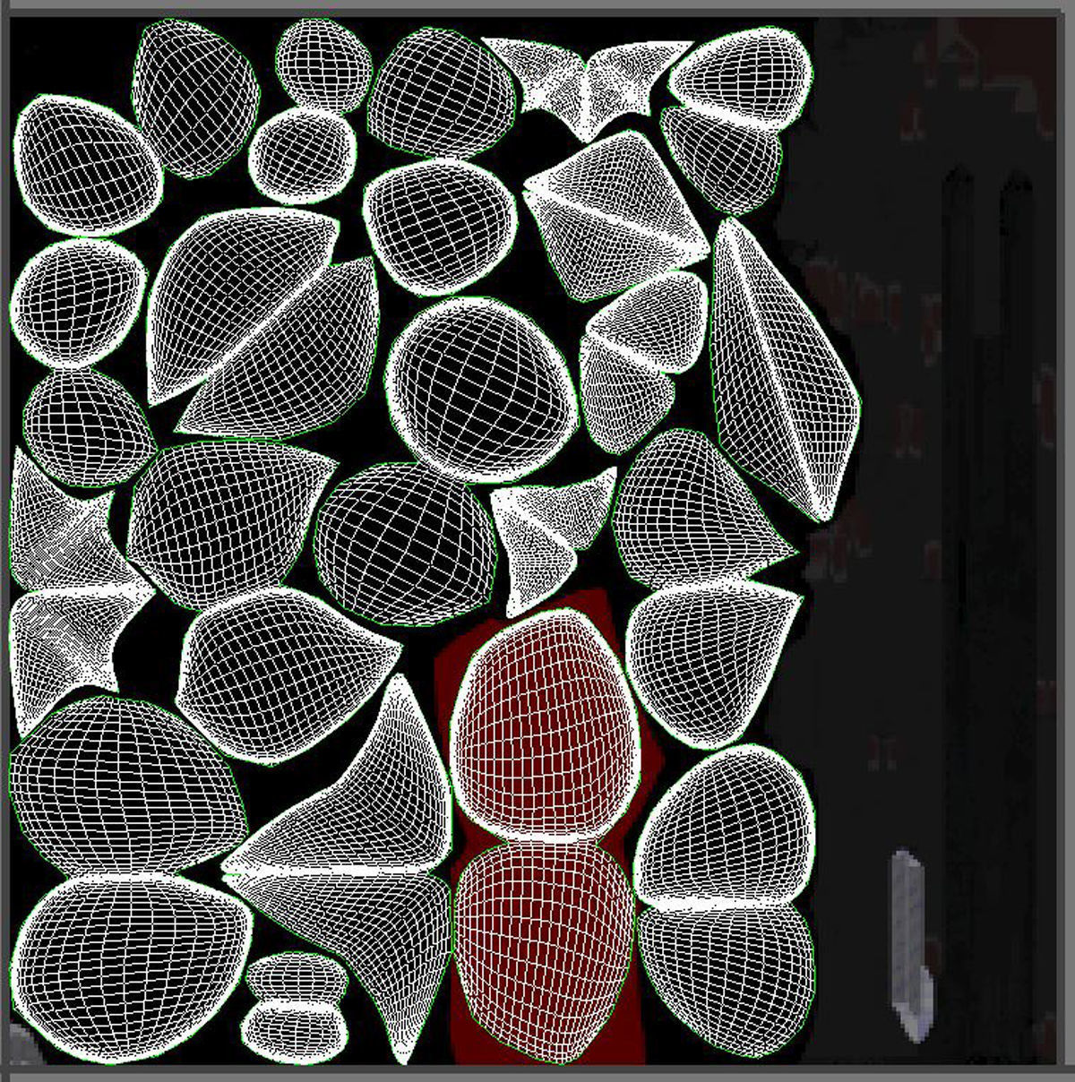 Rouge Triomphant design object 3D model_7