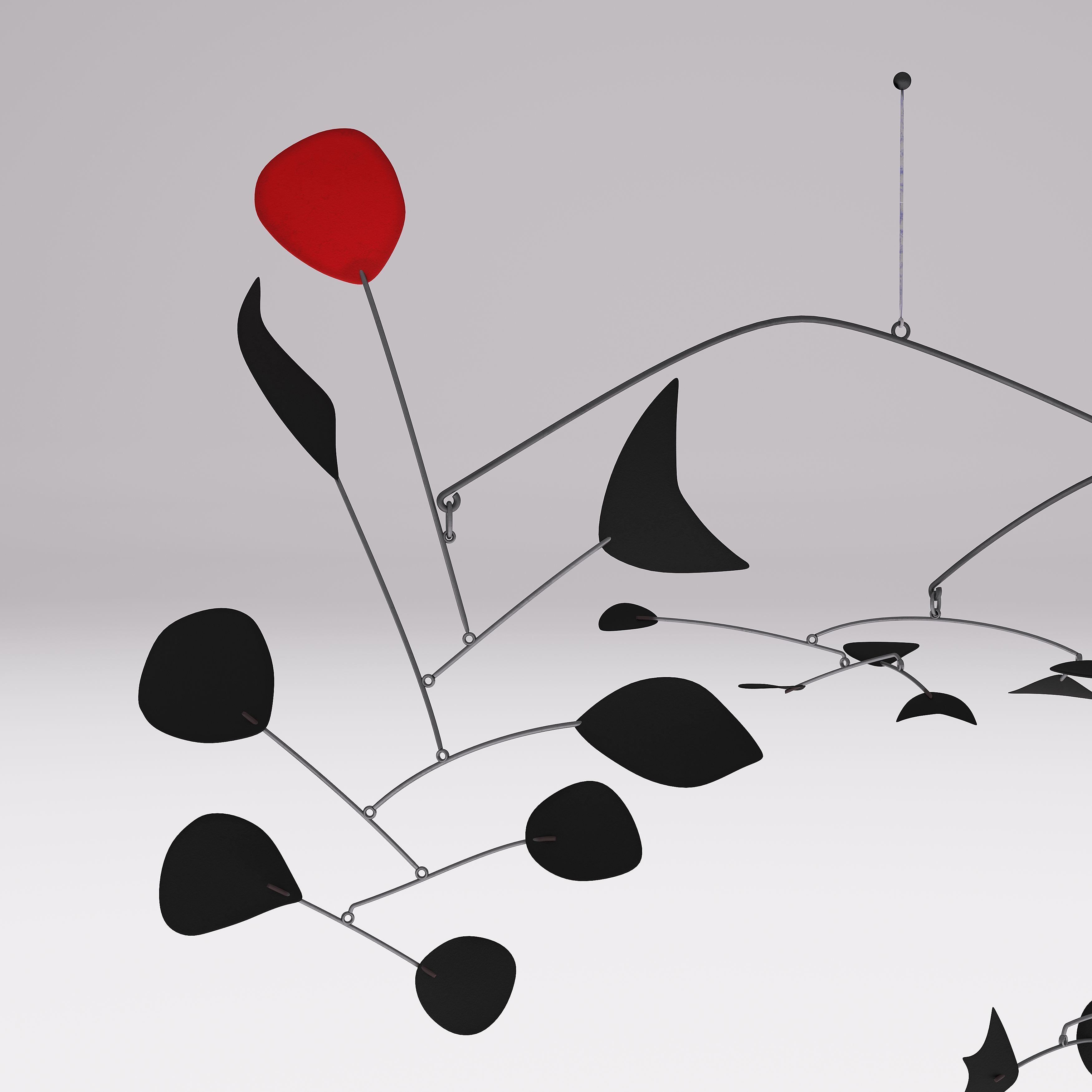 Rouge Triomphant design object 3D model_1