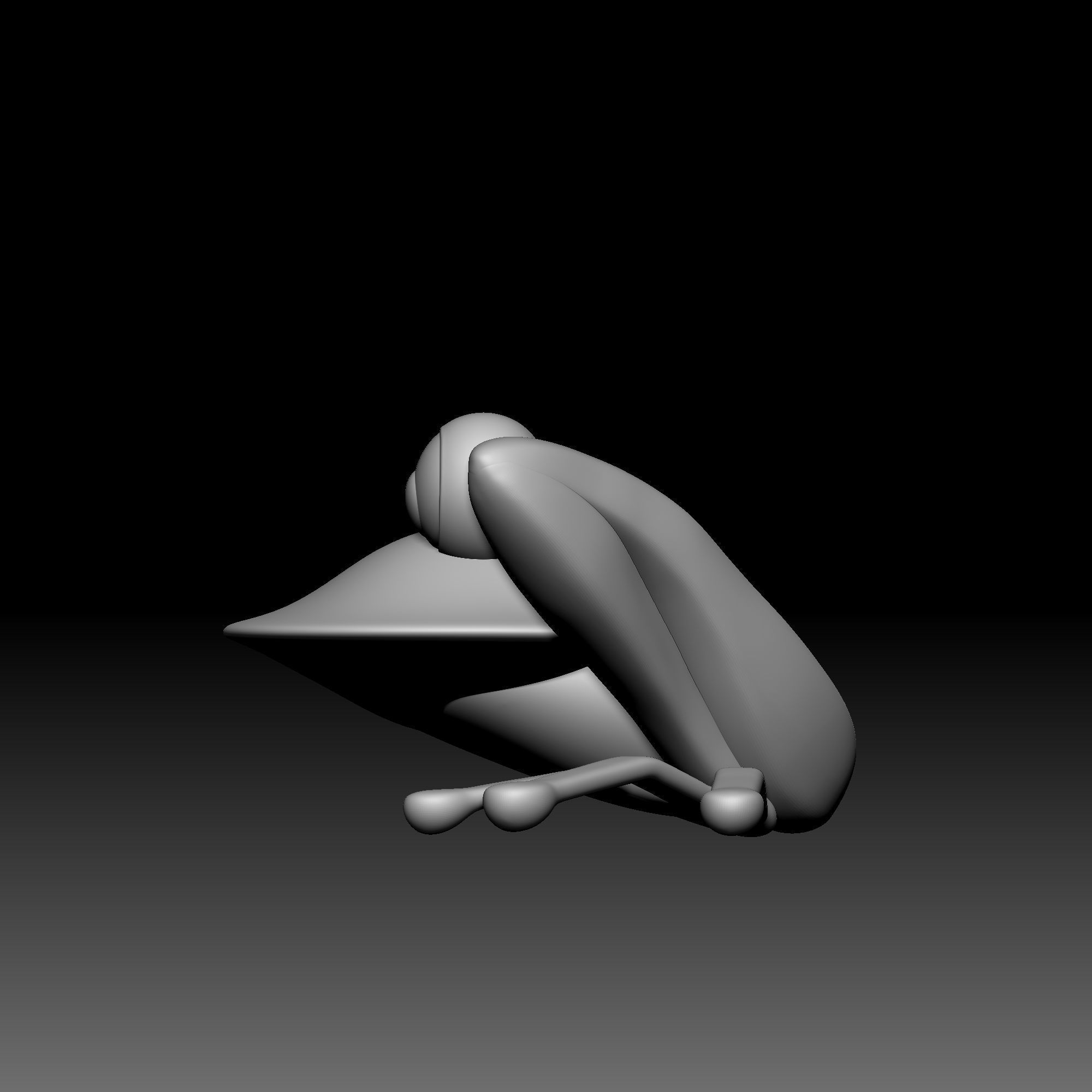 Frog cymbal - Alice in Wonderland - 020 3D print model_2