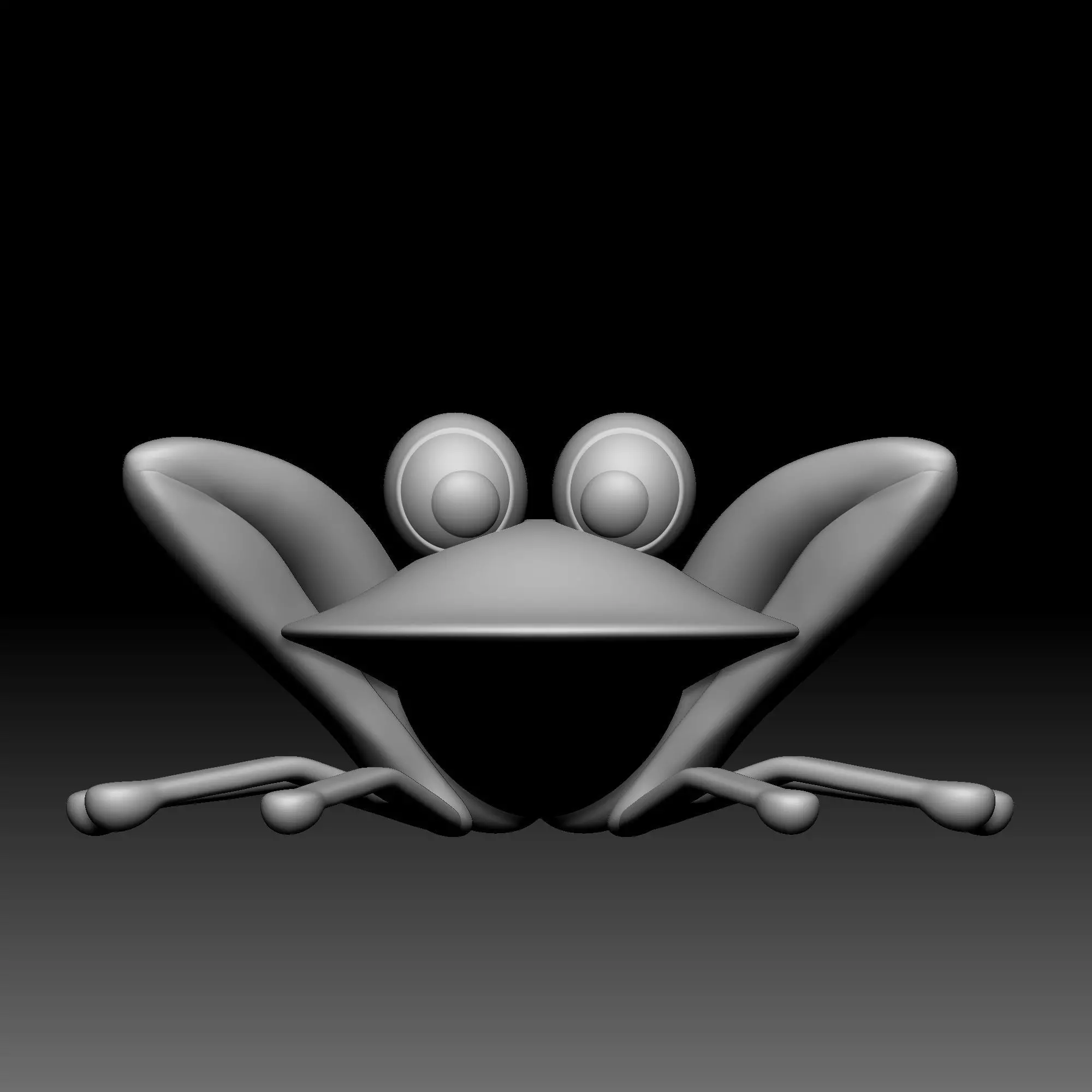 Frog cymbal - Alice in Wonderland - 020 3D print model_0