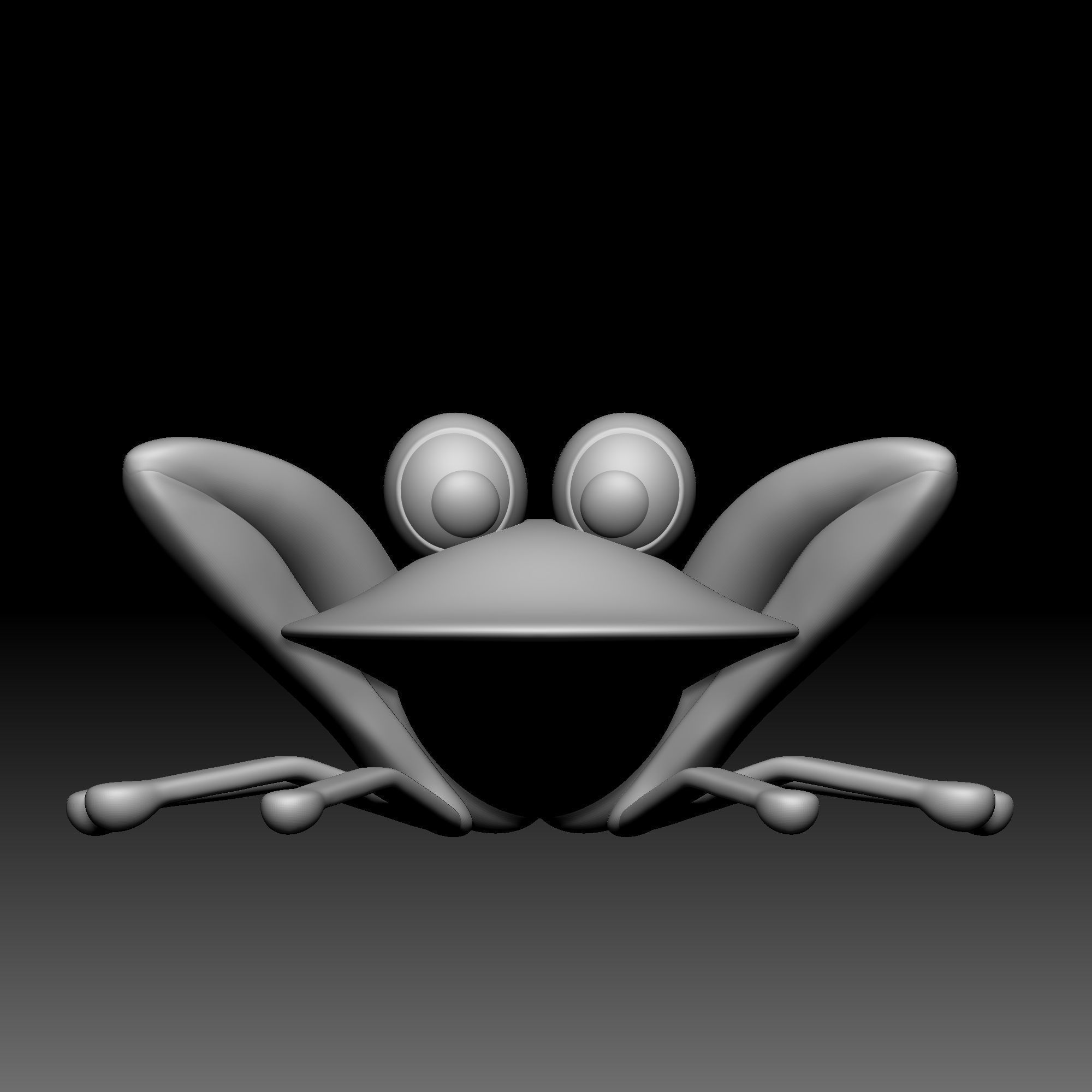 Frog cymbal - Alice in Wonderland - 020 3D print model_8